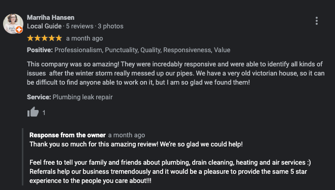 Slide of Advantage Plumbing Heating & Air