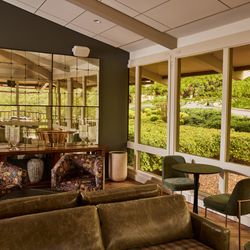 Sand Hill Sundeck - Seating area for remote work or enjoy house-made coffee & pastries