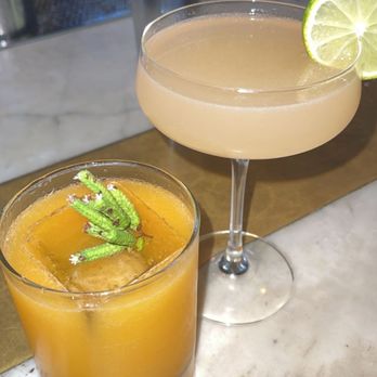Manuela - Nightshade Cocktail & Hemingway Daiquiri Cocktail - New American Near Me - Los Angeles, California