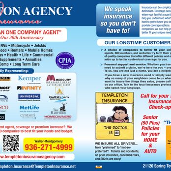 Templeton Insurance Agency - Home & Rental Insurance Near Me - Spring, Texas Templeton Insurance Agency - Home & Rental Insurance Near Me - Spring, Texas