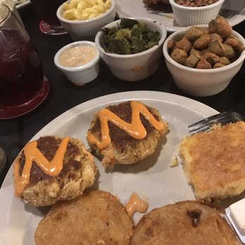 Darrell's Restaurant - Fried green tomatoes, crab cakes, fried okra and collard greens!!! Amazing! - Southern Near Me - Venice, Florida