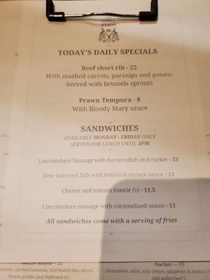 Menu photo 3 Three Stags London, XGL