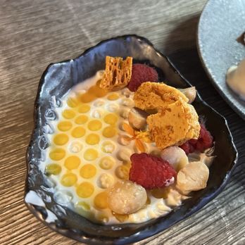 CanoeHouse - Honeycomb panna cotta - Japanese Near Me - Kamuela, Hawaii