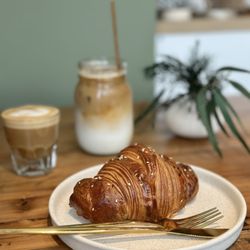 Magdalena Coffee Bar & Houseplants - Salmon Croissant (baked salmon with cream cheese inside)