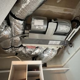 New air handler.  Smaller and more efficient!