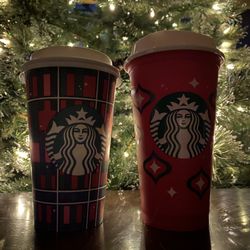 Hurry! It's RED CUP day! Order a seasonal beverage and get a free red reusable cup today (Nov 16th) while supplies last!