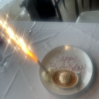 Blu Pointe - Birthday dessert - Seafood Near Me - Newburgh, New York