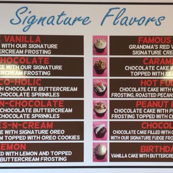 Smallcakes - All of these flavors are severed everyday but we still have the cupcakes of the day - Cupcakes Near Me - Stockbridge, Georgia