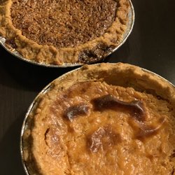 Black Bird Pies - Pecan and sweet potato pie