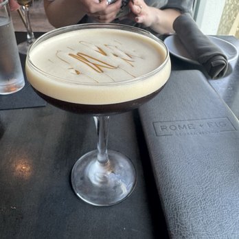 Rome + Fig - Salted caramel martini - Seafood Near Me - Tampa, Florida