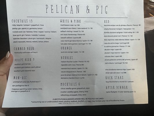 Menu photo 2 Pelican & Pig Nashville, TN