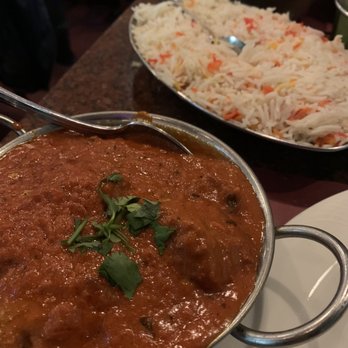 Punjab Palace - Lamb Masala and Plain Basmati Rice - Indian Near Me - Allston, Massachusetts