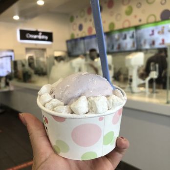 Creamistry - Taro Ice cream with mochi (regular size) - Desserts Near Me - Houston, Texas Creamistry - Taro Ice cream with mochi (regular size) - Desserts Near Me - Houston, Texas