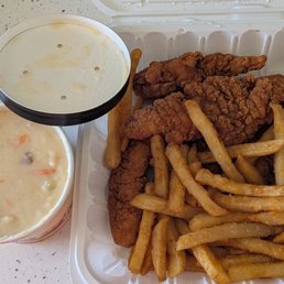 Chicken tenders and cream of chicken soup Chicken tenders and cream of chicken soup