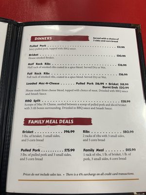 Menu photo 3 Angry Bird Bbq Dunkirk, NY