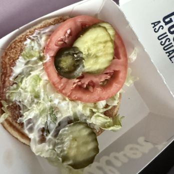 Culver's - Bottom bun crispy chicken sandwich - Burgers Near Me - Madison, Wisconsin