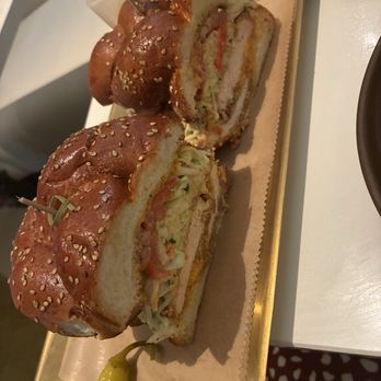 Motek - Boca Raton - Schnitzel sandwich - Mediterranean Near Me - Boca Raton, Florida