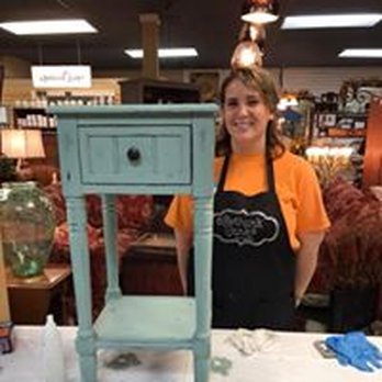 Fun Finds & Designs - Kelsey painting with her favorite color. Nice Job. - Home Decor Near Me - Canton, Georgia Fun Finds & Designs - Kelsey painting with her favorite color. Nice Job. - Home Decor Near Me - Canton, Georgia