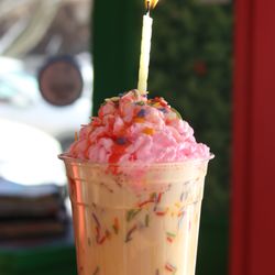 Fancy Strawberry - Our Birthday Cake Latte