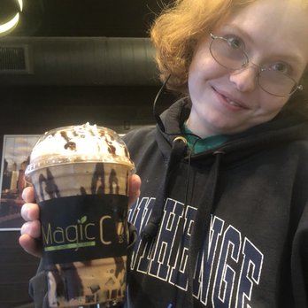 Magic Cup - Hazelnut mocha and coffee jelly boba yum - Coffee & Tea Near Me - Richardson, Texas Magic Cup - Hazelnut mocha and coffee jelly boba yum - Coffee & Tea Near Me - Richardson, Texas