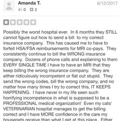 HSHS Saint Joseph's Hospital - Highland - This review was also correct, don't understand why yelp put it in the "not recommended" section
