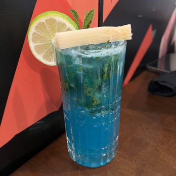 Colombian House - Curaçao mojito - Colombian Near Me - White Plains, New York Colombian House - Curaçao mojito - Colombian Near Me - White Plains, New York