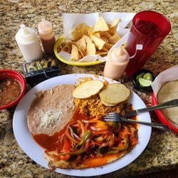 Rocky Point Seafood Restaurant - Fish filet Ranchero style (highly recommend)