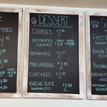 Beach Bakeshop - menus on a chalkboard - Coffee & Tea Near Me - Rockaway Beach, Oregon Beach Bakeshop - menus on a chalkboard - Coffee & Tea Near Me - Rockaway Beach, Oregon