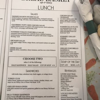 Bread Basket Cafe & Bakery - Inside menu. - Bakeries Near Me - Danville, Indiana Bread Basket Cafe & Bakery - Inside menu. - Bakeries Near Me - Danville, Indiana