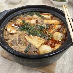 Custom made with "special" broth Custom made with "special" broth