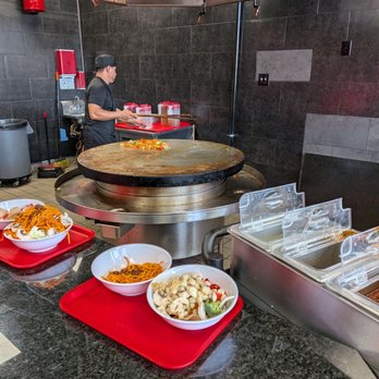 Khan’s Mongolian BBQ - Cooking zone - Mongolian Near Me - Long Beach, California