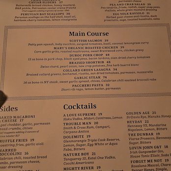 Somerville - Menu - Steakhouses Near Me - Los Angeles, California