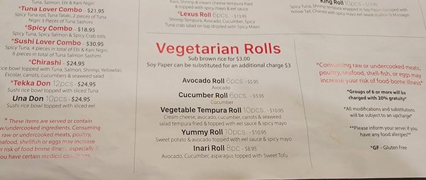 Menu photo 7 One19 North Main Mount Holly, NC
