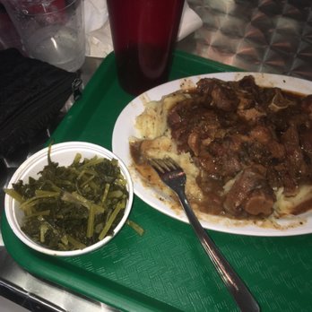 Big Daddy's Kitchen - I had oxtails cabbage, mashed potatoes and collard greens all seasoned very nicely. Staff was great and helpful. Big portions also. - Soul Food Near Me - Atlanta, Georgia