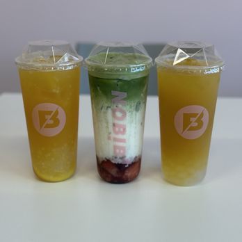 Nobibi - Mango oolong, strawberry matcha, and peach jasmine - Ice Cream & Frozen Yogurt Near Me - Hayward, California