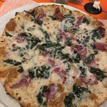 Veggie Crust - White Spinach Feta - Pizza Near Me - Lowell, Massachusetts