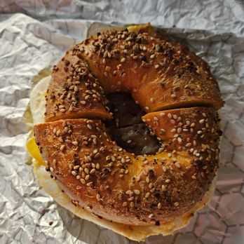 Broad Street Bagel - egg everything sangwhich - Bagels Near Me - Slingerlands, New York