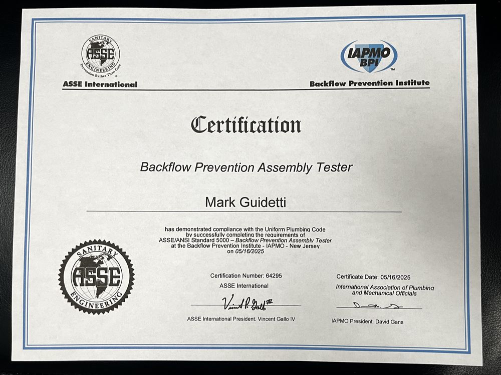 Slide of Victor Guidetti Plumbing & Heating