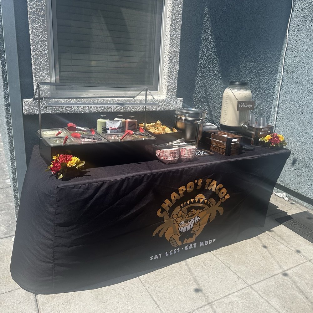 Chapos Tacos - Great set up - Caterers Near Me