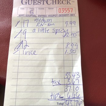 Starlight - 18% stable tips which do not allow you to pay your tips as customize. - Chinese Near Me - Page, Arizona