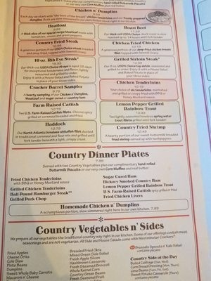 Menu photo 5 Cracker Barrel Old Country Store Morganton, NC