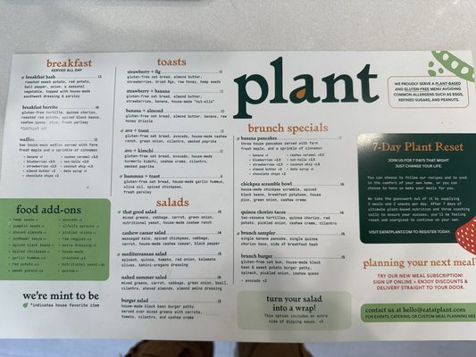 Menu photo 7 Plant Oklahoma City, OK Menu photo 7 Plant Oklahoma City, OK