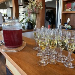 The Cheese School of San Francisco - Sparkling wine and juice for our private event pizza making class