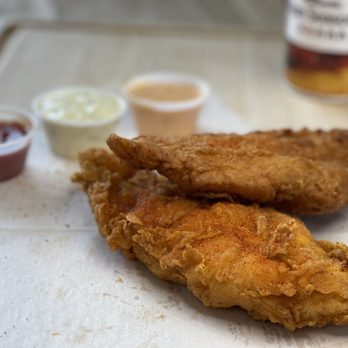 Bliss Box - two pieces of fried chicken with dipping sauces - Cajun/Creole Near Me - Orange, Texas