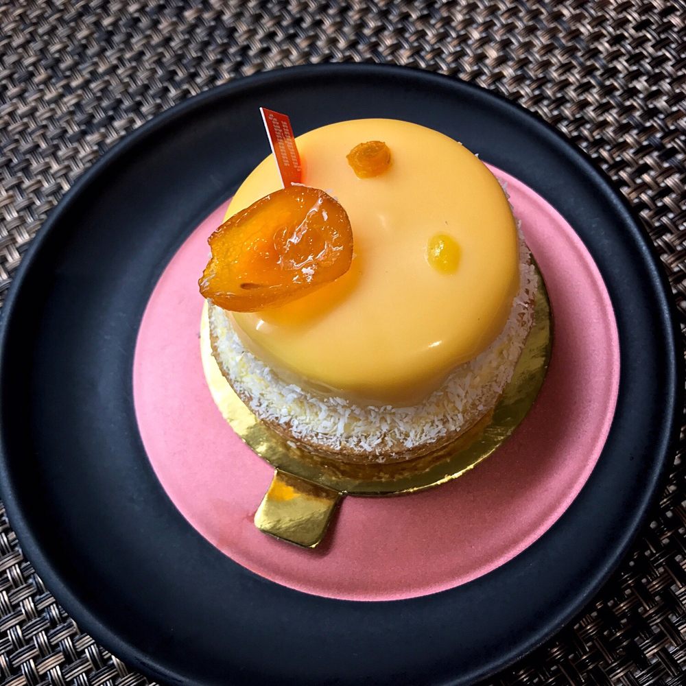 Nadege - Mango mini soufflé cake $7.50 - Desserts Near Me - Toronto, Ontario Nadege - Mango mini soufflé cake $7.50 - Desserts Near Me - Toronto, Ontario