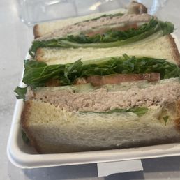 Tuna sandwich with perfect bread Tuna sandwich with perfect bread