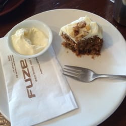 Fuze Cafe - Moist yummy carrot cake