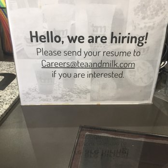 Tea and Milk - They hiring!! - Bubble Tea Near Me - Astoria, New York Tea and Milk - They hiring!! - Bubble Tea Near Me - Astoria, New York