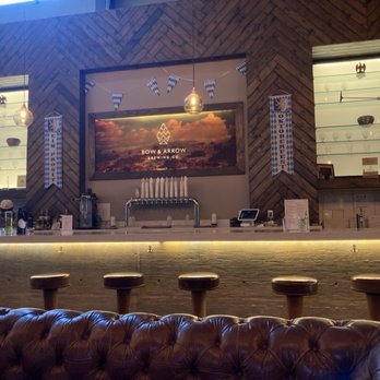 Bow & Arrow Brewing - Notice the subtle Oktoberfest banners hanging above - Breweries Near Me - Albuquerque, New Mexico