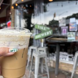 Fluffernutter Iced Latte